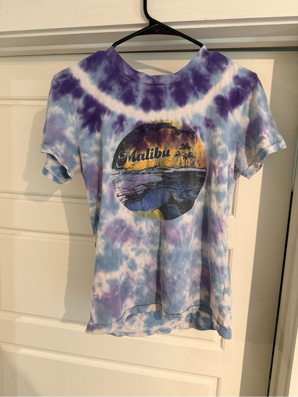 Forever 21 Purple Tie-Dye Top